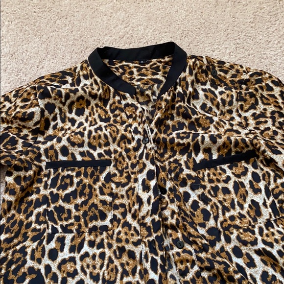 Leopard Print Blouse - Picture 2 of 2